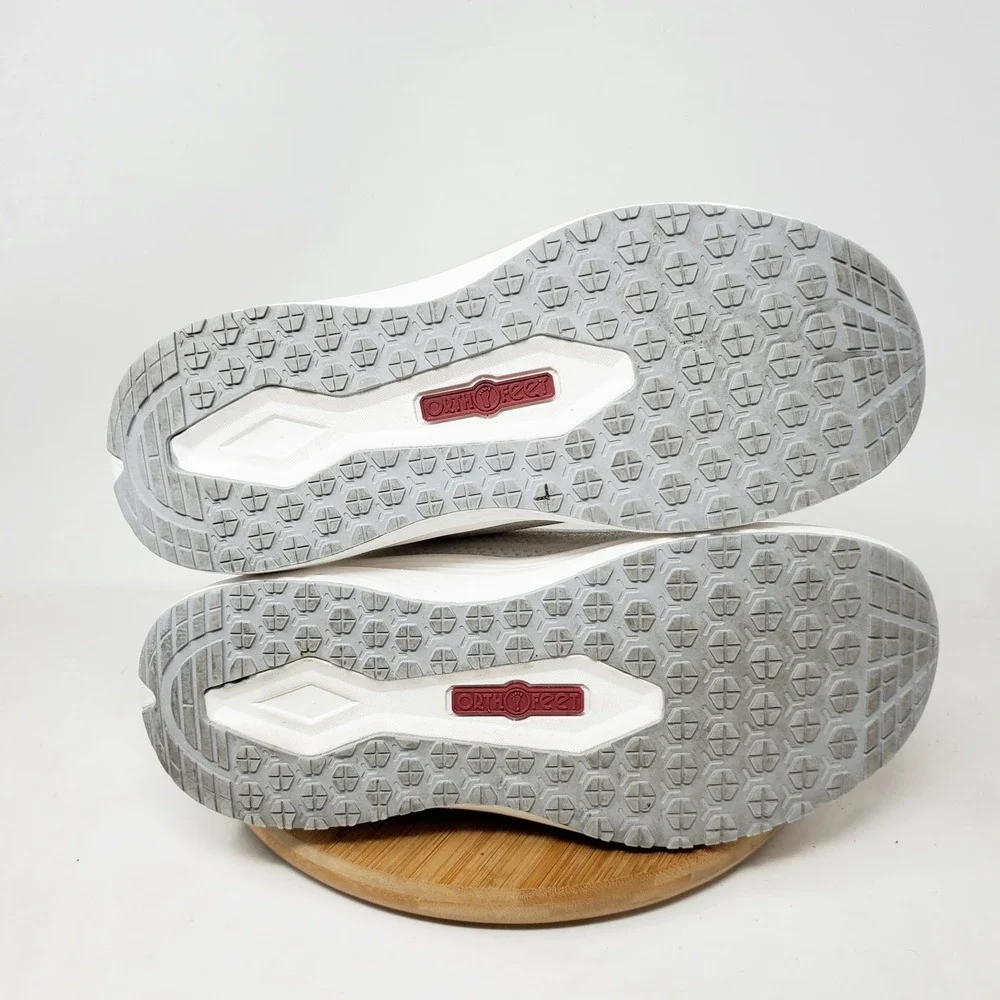 Orthofeet Nira Shoes Womens 8.5 WIDE White Hands Free Comfort Sneaker